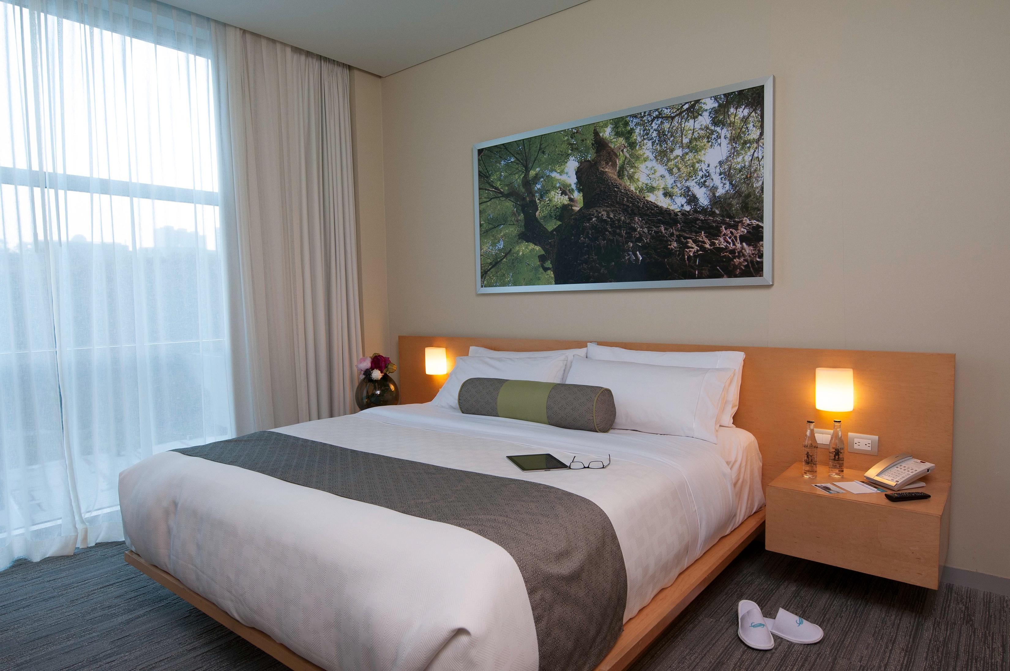 Stadia Suites Mexico City Santa Fe Esterno foto A bedroom at the hotel