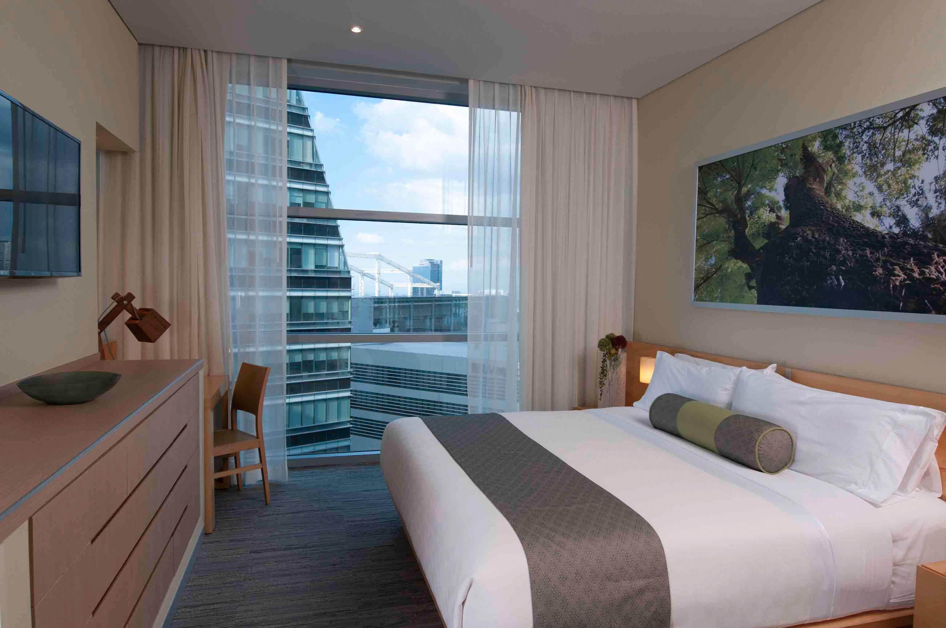 Stadia Suites Mexico City Santa Fe Esterno foto A bedroom at the hotel