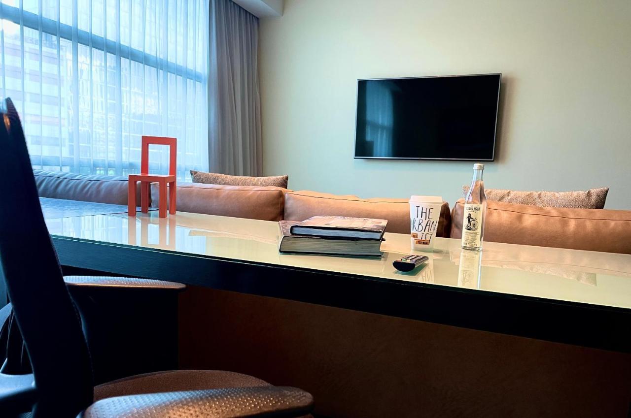 Stadia Suites Mexico City Santa Fe Esterno foto A meeting room at the hotel