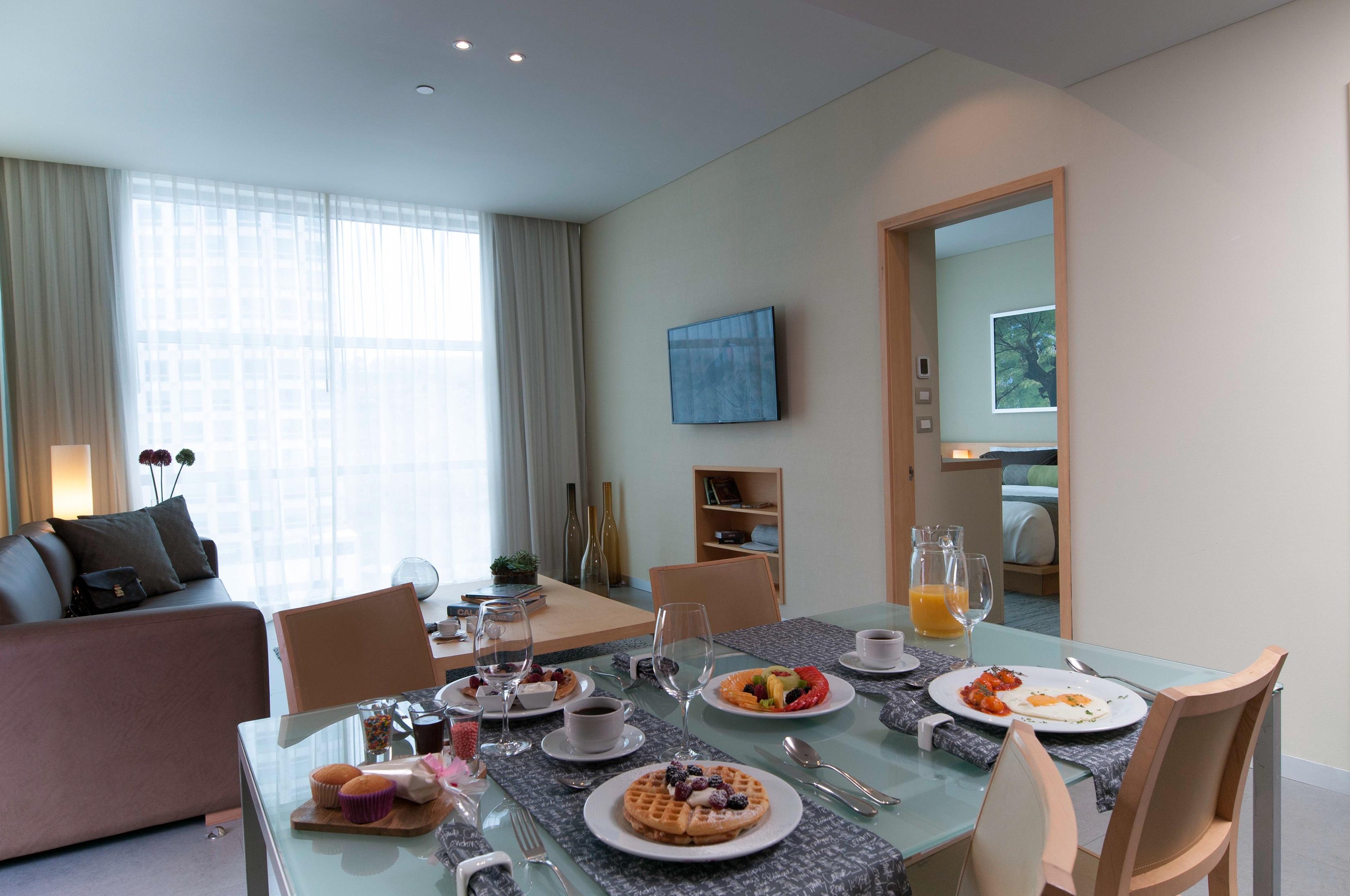 Stadia Suites Mexico City Santa Fe Esterno foto A typical apartment interior