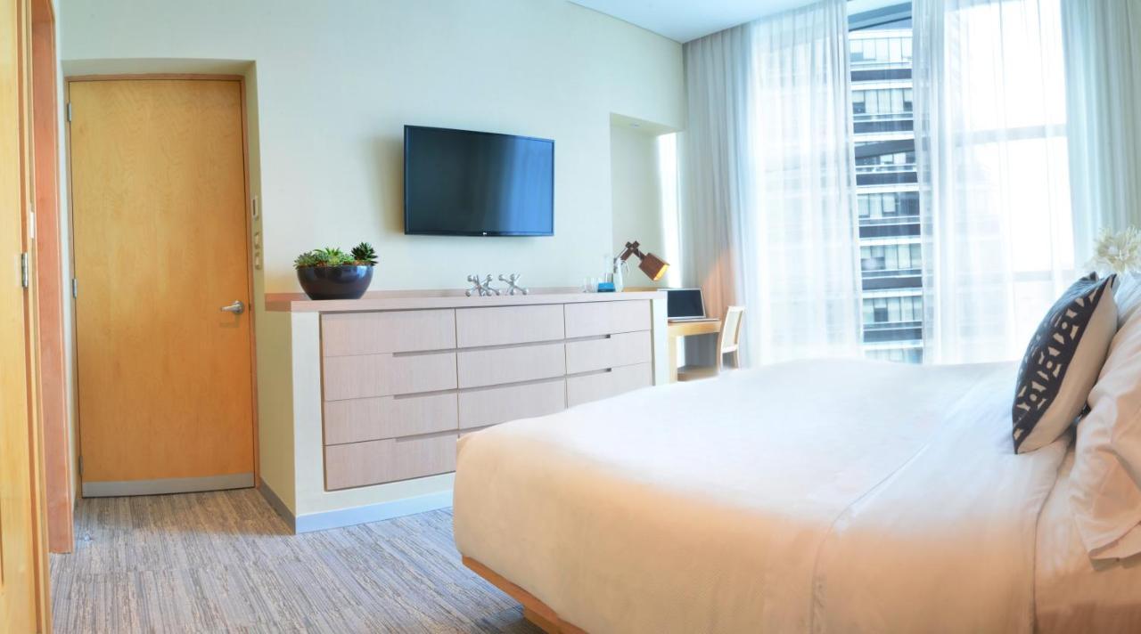 Stadia Suites Mexico City Santa Fe Esterno foto A bedroom at the Hotel Commonwealth